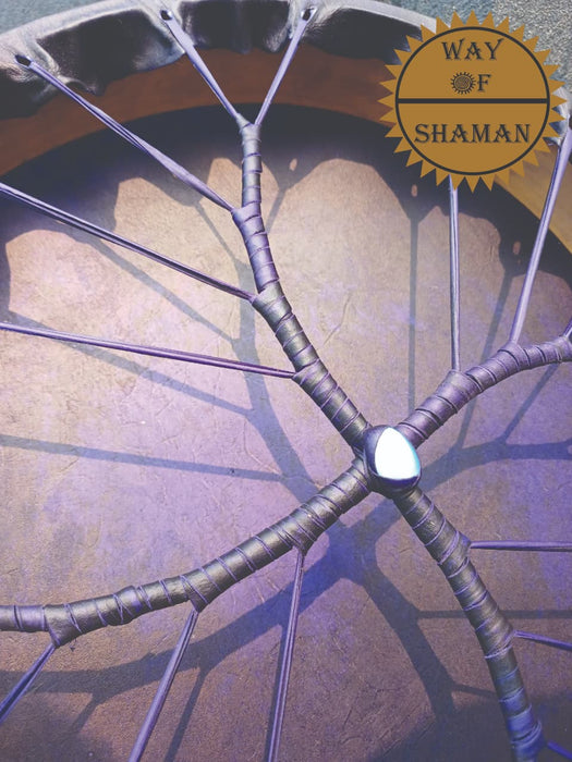 Spiral Wheel Stone-Centred shamanic Drum