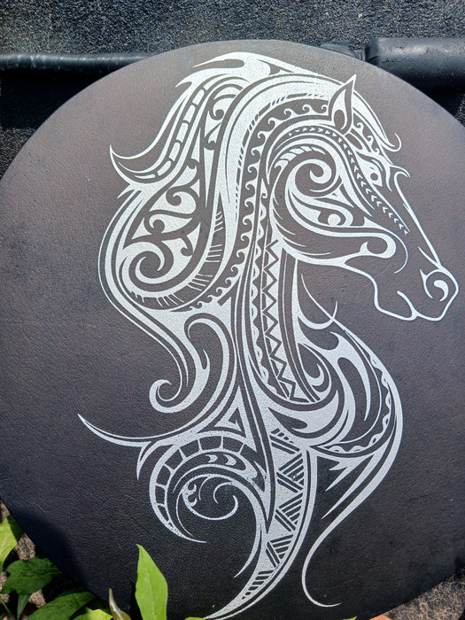 black horse drum