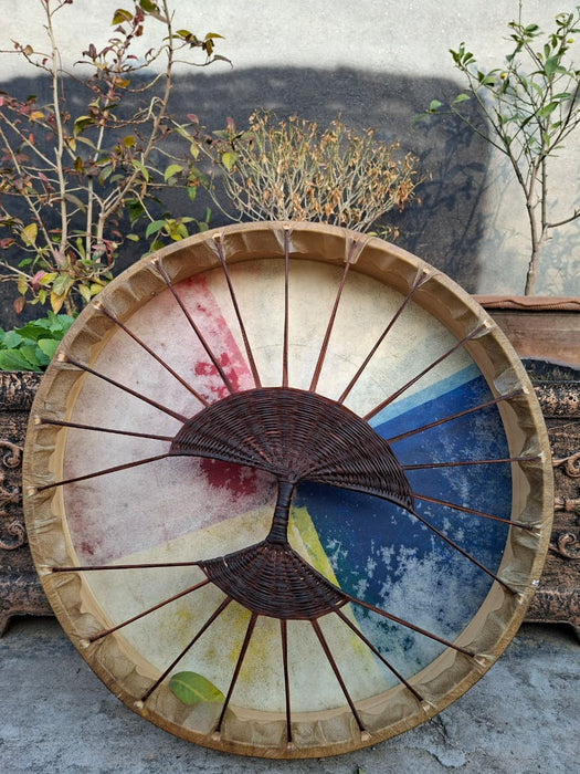 22" Tree of Life Shamanic Drum - Medicine Wheel Design