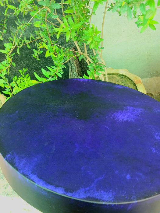 purple shamanic medicine drum