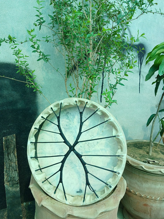 ying yang shamanic drum